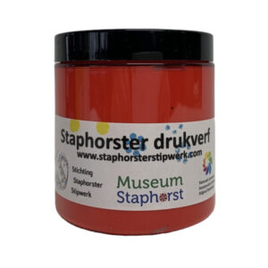 Drukverf rood 250 gram