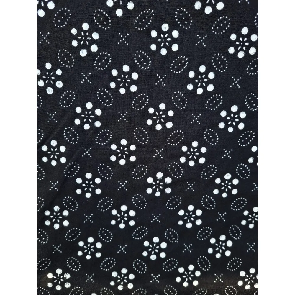 Zwarte Katoenen Tas met Staphorster Stipwerk – 41,5 × 38 cm nr. 2