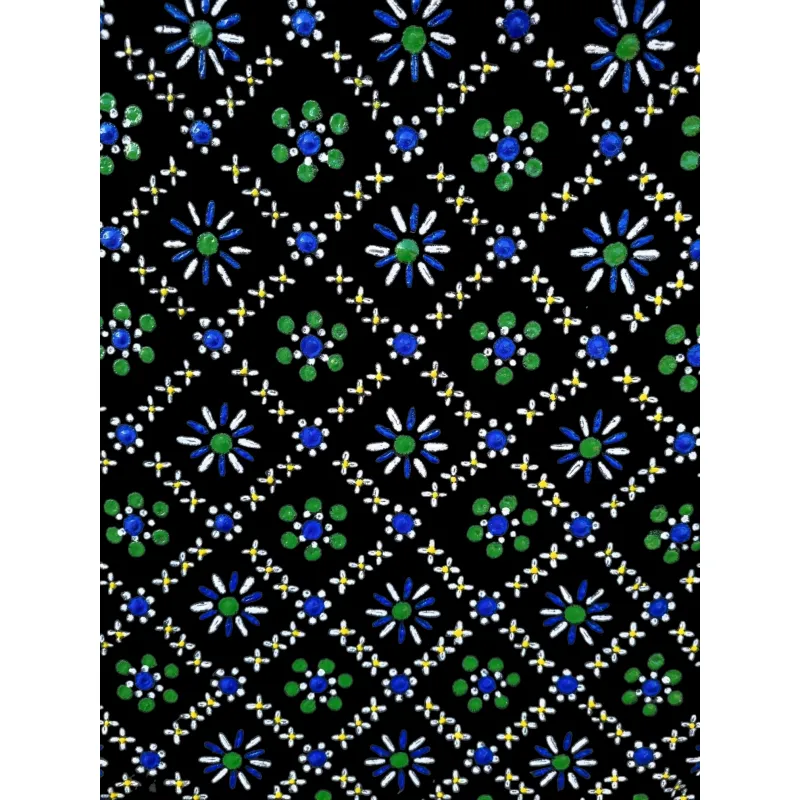 Zwarte Katoenen Tas met Staphorster Stipwerk – 41,5 × 38 cm nr. 3